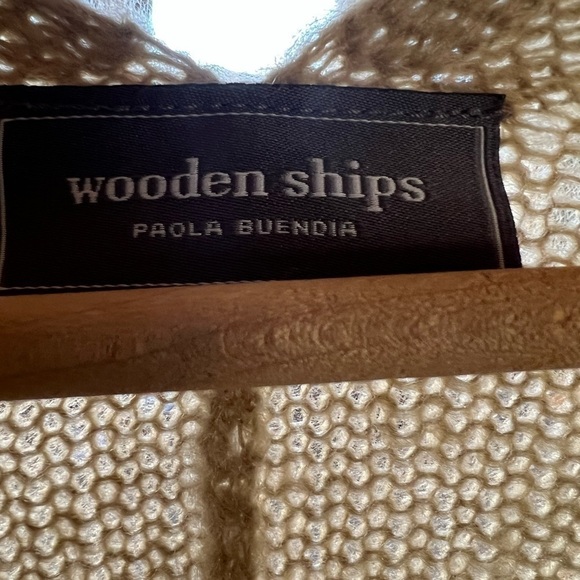 Wooden Ships open draped kaftan kimono sweater NWOT size S-M - Picture 4 of 8